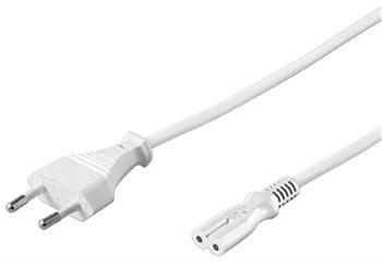 PremiumCord Kabel síťový 230V k magnetofonu 2m bílý