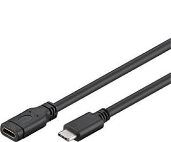 PremiumCord USB- C prodluovac kabel (USB 3.2 generation 1), C/M - C/F, 1m