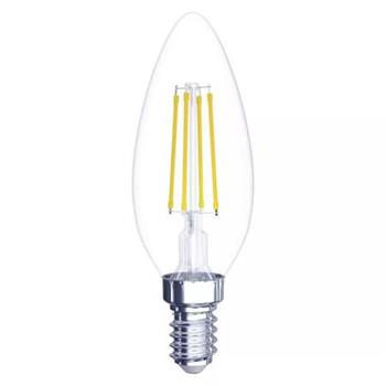 Emos LED žárovka CANDLE, 6W/60W, E14 neutrální bílá, 806 lm, Filament, E