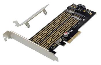 ProXtend karta adaptéru PCIe X4 M.2 NGFF SSD SATA
