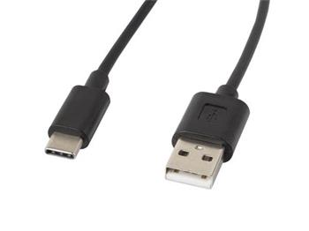 LANBERG USB-C (M) na USB-A (M) 2.0 kabel 1,8m, ern