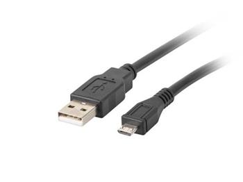 LANBERG Micro USB (M) na USB-A (M) 2.0 kabel 1m, ern