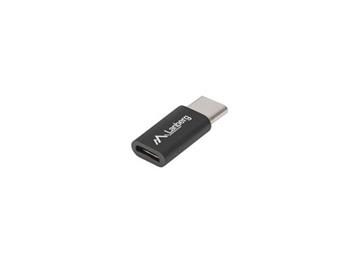 LANBERG adaptr USB-C (M) 2.0 na USB MICRO (F), ern 