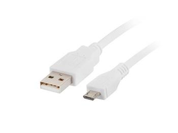 LANBERG Micro USB (M) na USB-A (M) 2.0 kabel 1m, bl
