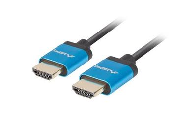 LANBERG HDMI M / M 2.0 kabel 1,8m 4K ern, slim 