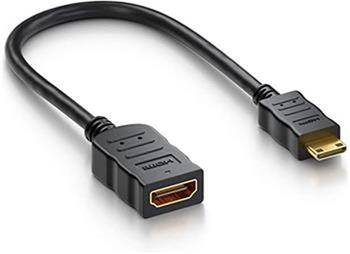 PremiumCord Flexi adaptr HDMI Typ A samice - mini HDMI Typ C samec pro ohebn zapojen