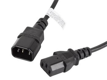 LANBERG IEC 320 C13 na C14 kabel 1.8M ern 