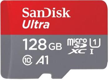 SanDisk Ultra/micro SDHC/128GB/140MBps/UHS-I U1 / Class 10/+ Adaptr