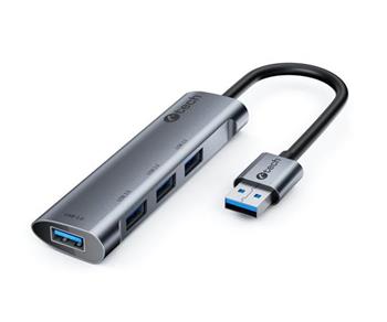 C-TECH HUB USB, UHB-U3-AL, 4x USB 3.2 Gen 1, hlinkov tlo