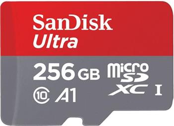 SanDisk Ultra/micro SDHC/256GB/150MBps/UHS-I U1 / Class 10/+ Adaptr