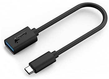 Genius ACC-C2AC, Redukce, USB 3.0, USB typ C na USB typ A, 21cm, ern