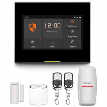 EVOLVEO Alarmex Pro, chytr bezdrtov Wi-Fi/GSM alarm, 4.3 barevn displej IPS