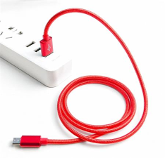 Crono kabel USB 2.0/ USB A samec - microUSB samec, 1,0m, erven premium