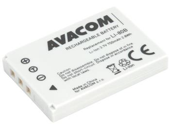 Avacom nhradn baterie Olympus LI-80B Li-Ion 3.7V 750mAh 2.8Wh