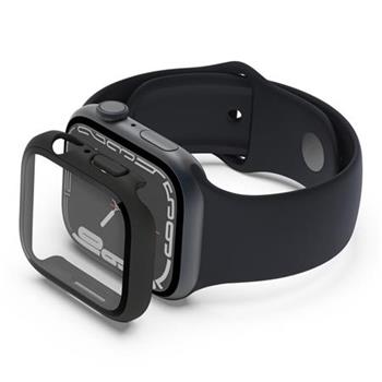 Belkin ochrana displeje 2v1 pro Apple Watch Série 4/5/6/SE/7/8, 44/45mm, černé - NOVÁ VERZE