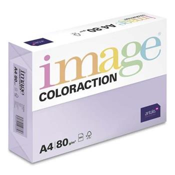 Image Coloraction kancelsk papr A4/80g, Tundra - pastelov fialov (LA12), 500 list