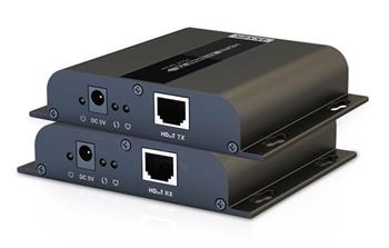 PremiumCord 4K HDMI extender na 120m pes LAN, over IP, HDBitT