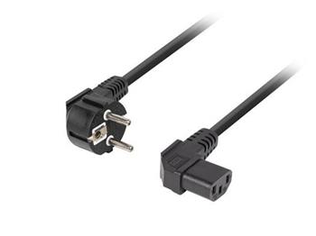 Lanberg CEE 7/7->IEC 320 C13 POWER CORD 3m ANGLED RIGHT VDE ern 