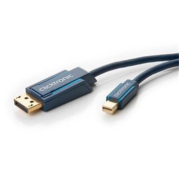 ClickTronic HQ OFC kabel mini DisplayPort - DisplayPort, zlacen kon., 3D, M/M, 2m