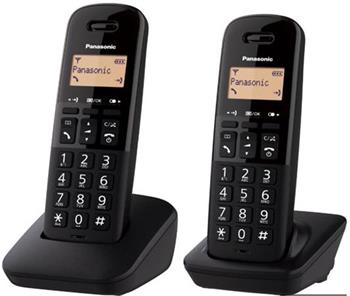 Panasonic KX-TGB612FXB, bezdrt. telefon, 2 sluchtka, ern