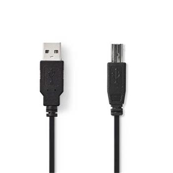 Nedis CCGB60650BK20 - USB 2.0 kabel | USB-C Zstrka | USB-B Zstrka | 480 Mbps | 2.00 m | ern 