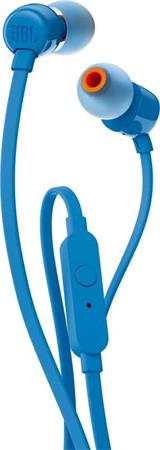 JBL Tune 110 - blue (Pure Bass, ploch kabel, mikrofon)