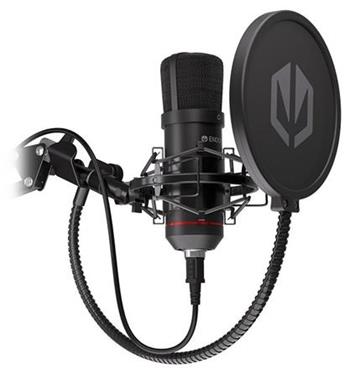Endorfy mikrofon Solum/streamovac/nastaviteln rameno/pop-up filtr/3,5mm jack/USB-C/USB-A