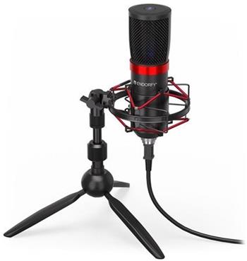 Endorfy mikrofon Streaming T/streamovac/stojnek/pop-up filtr/3,5mm jack/USB-C/USB-A
