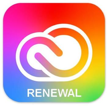 Adobe CC for TEAMS All Apps MP ENG COM RENEWAL 1 User L-2 10-49 (12 Months)
