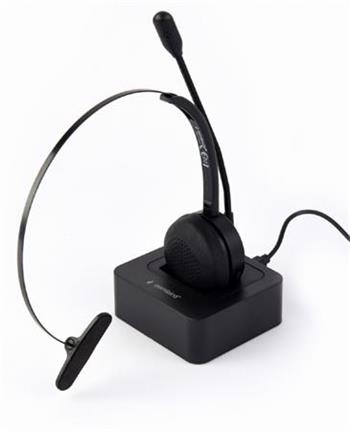 Gembird Sluchtka BTHS-M-01, vhodn pro call centra, mikrofon, Bluetooth, ern