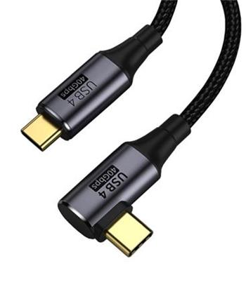 PremiumCord USB4 Gen 3x2 40Gbps 8K@60Hz 240W Thunderbolt 3 kabel 0,3m