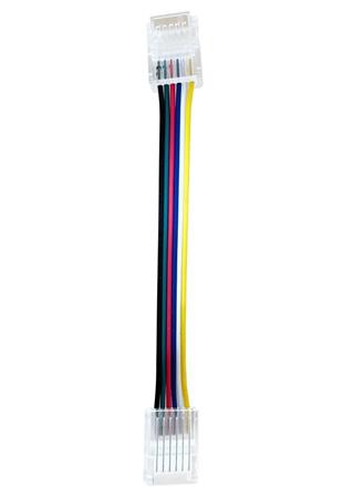 IMMAX konektor CLICK 12mm s kabelem 10cm, RGB+CCT, 6pin