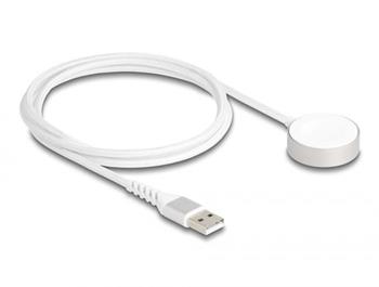 Delock Nabjec USB kabel pro hodinky Apple MFi, dlky 1 m, bl, magnetick