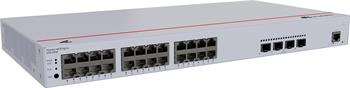 Huawei S220-24P4X Switch (24*10/100/1000BASE-T ports(400W PoE+), 4*10GE SFP+ ports, built-in AC power)