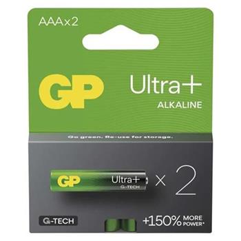 GP AAA Ultra Plus, alkalick (LR03) - 2 ks