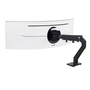 ERGOTRON HX Desk Monitor Arm with HD Pivot (matte black), stoln rameno pro zakiven monitory a 49