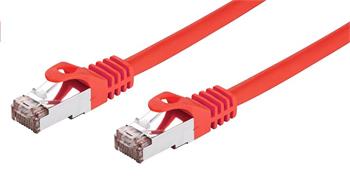 C-TECH Kabel patchcord Cat6, FTP, erven, 0,25m