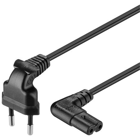 PremiumCord Kabel sov 230V k magnetofonu se zahnutmi konektory 2m