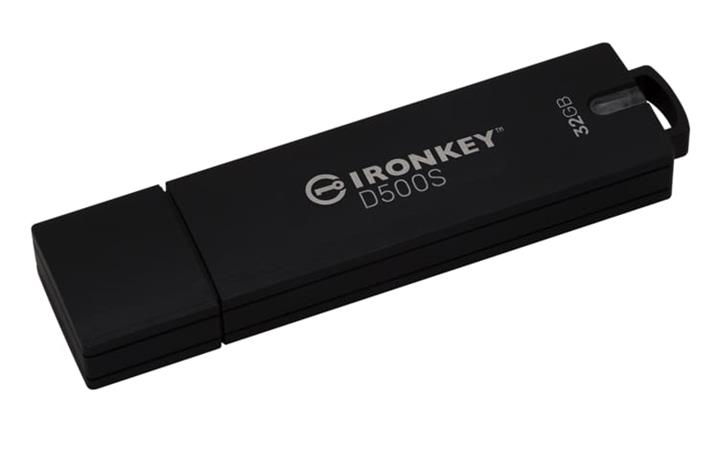 KINGSTON 32GB IronKey D500S FIPS 140-3 Lvl 3 (Pending) AES-256