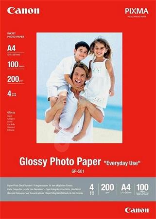 Canon fotopapír GP-501 - A4 -200g/m2 - 100 listů - lesklý