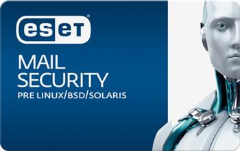 ESET Mail Security pre Linux/BSD 50 - 99 mbx + 2 ron update EDU