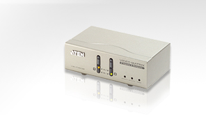 ATEN VS-0202 2-port VGA+audio (2PC-2mon) 300MHz, 65metr