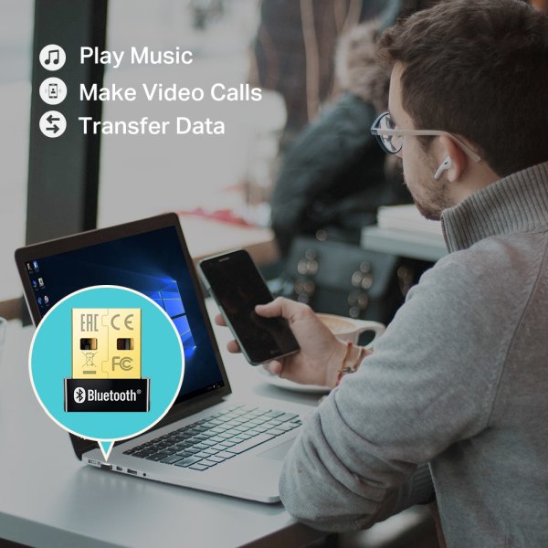 TP-Link UB400 Bluetooth 4.0 USB adaptér, veľkosť Nano, USB 2.0