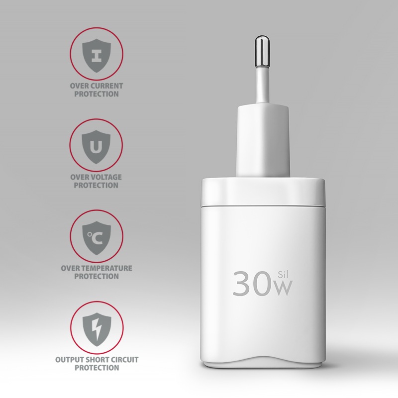 AXAGON ACU-PD30W, biela