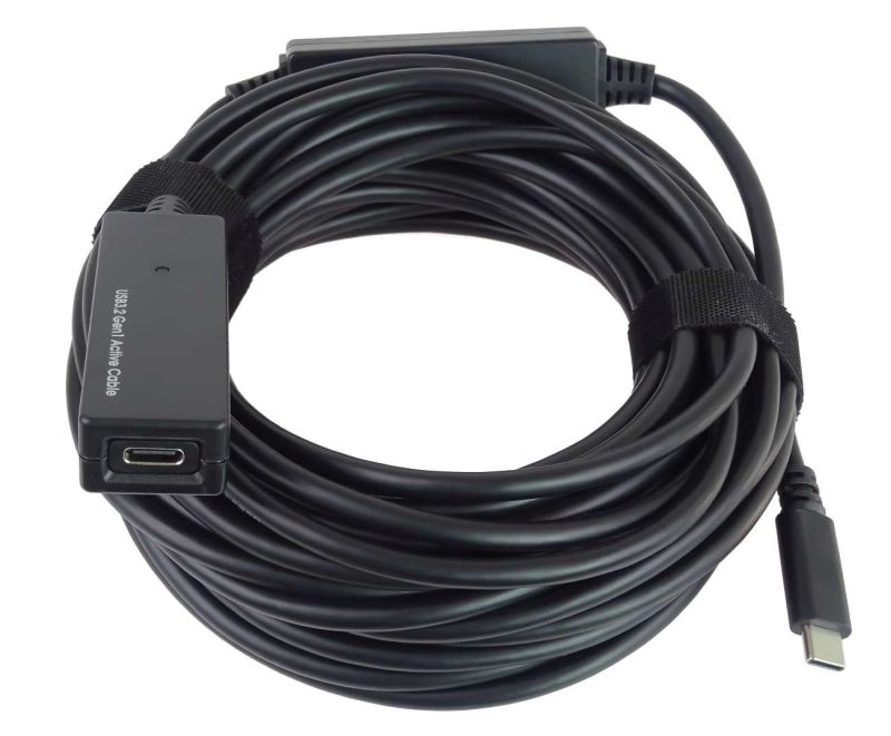 PremiumCord USB-C repeater a prodlužovací kabel Male-Female, 5Gbps 10m / ku31rep10