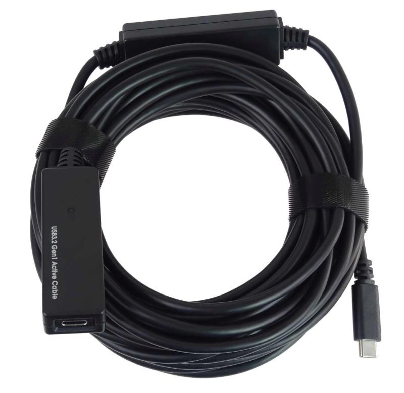PremiumCord USB-C repeater a prodlužovací kabel Male-Female, 5Gbps 5m / ku31rep5