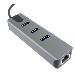 PremiumCord Adapter USB-C na Gigabit 10/100/1000Mbps + 3x USB3.2 konektor / ku31ether05