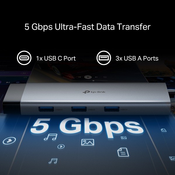 TP-Link UH9120C Hub USB typu C 9v1