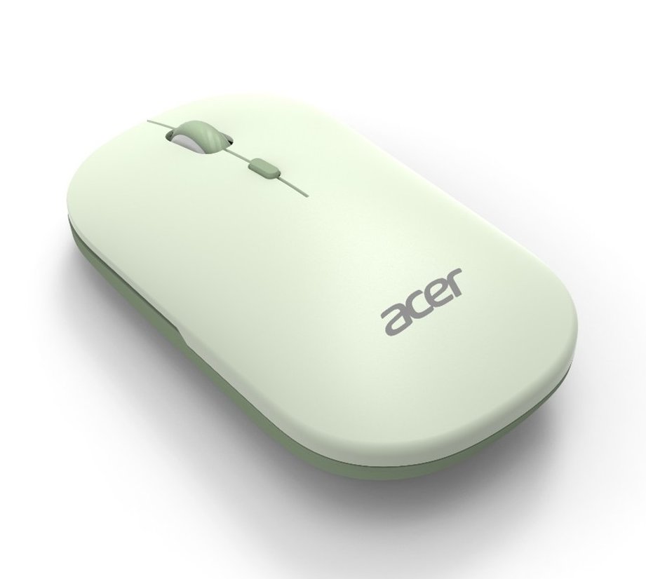 Acer AMR130/Ergonomická/Optická/1 600 DPI/USB+BT/Zelená / GP.MCE11.04D