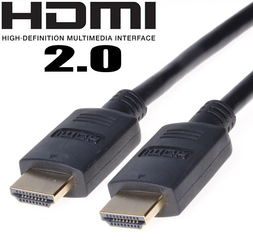PremiumCord HDMI 2.0 High Speed + Ethernet kabel/ zlacené konektory/ 1,5m/ černý / kphdm2-015
